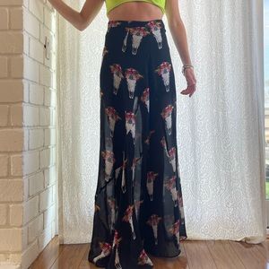 Show Me Your Mumu Bill Maxi Skirt Small